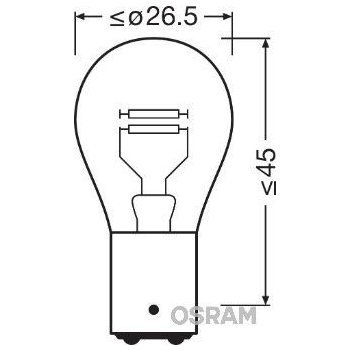 Osram P21/5W BAY15d 12V 21/5W