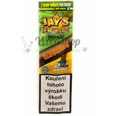 Juicy Jay’s konopné blunty hemp wraps eldorado s terpeny 2 ks