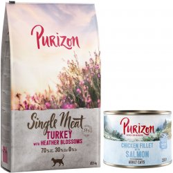 Purizon Single Meat krůtí s květy vřesu 6,5 kg