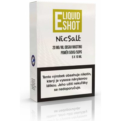 EXPRAN GmbH E-Liquid Shot Booster NicSalt PG50/VG50 20mg 5x10ml – Sleviste.cz