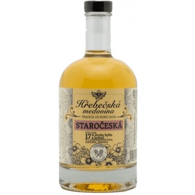 Hřebečská medovina STAROČESKÁ 12% 0,5 l – Sleviste.cz