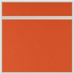 VMS VISION Stolový akustický paraván AKUSTIK ekoTAB ostrý roh 80 x 80 cm oranžový – Zboží Dáma