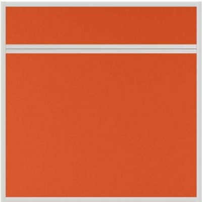 VMS VISION Stolový akustický paraván AKUSTIK ekoTAB ostrý roh 80 x 80 cm oranžový – Zboží Dáma