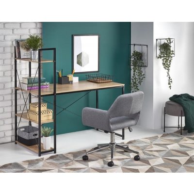 HALMAR NARVIK B1 psací stůl dub sonoma/černý – Hledejceny.cz