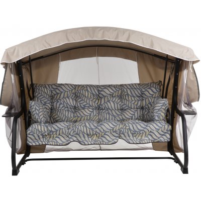PATIO G050-06IB Ravenna Lux Black Edition s moskytiérou a s bočními stolky 448633 – Zboží Mobilmania