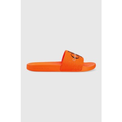 Calvin Klein Jeans SLIDE MONOGRAM CO pánské oranžová – Zboží Mobilmania