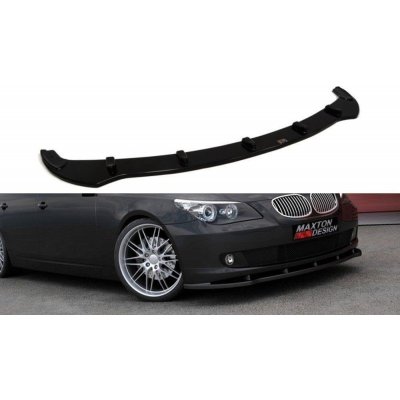 Maxton Design spoiler pod přední nárazník pro BMW řada 5 E60, E61, černý lesklý plast ABS, facelift