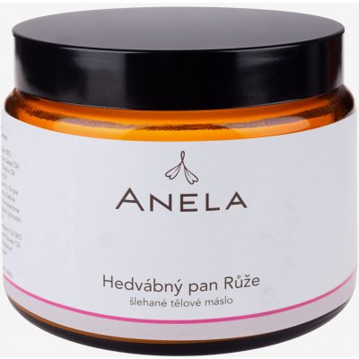 Anela Hedvábný pan Růže šlehané tělové máslo 500 ml – Zboží Dáma
