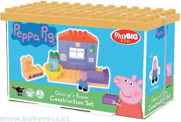 PlayBIG Bloxx Peppa Pig v ložnici