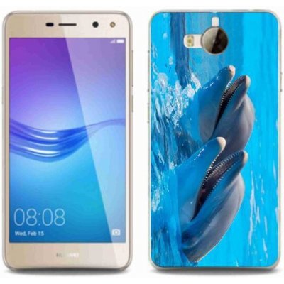 Pouzdro mmCase Gelové Huawei Y6 (2017) - delfíni – Zboží Mobilmania