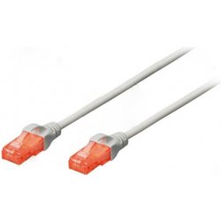 Digitus DK-1512-005 Ecoline Patch, UTP, CAT 5e, AWG 26/7, 0,5m, šedý