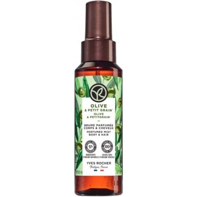Yves Rocher parfemovaný sprej na tělo a vlasy Oliva & petit grain 100 ml – Zboží Dáma
