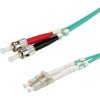 síťový kabel Roline 21.15.8722 Optický patch, LC-ST 50/125 (multimode), duplex, OM3, 2m