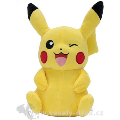 Jazwares Pokémon Pikachu veselý 30 cm – Zbozi.Blesk.cz