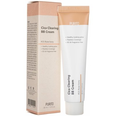 Purito Cica Clearing BB Cream No.15 Rose Ivory 30 ml – Sleviste.cz
