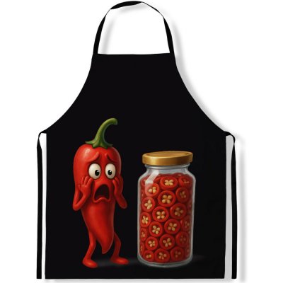 Impar Zástěra Vyděšené chilli – Zboží Mobilmania
