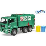 Bruder 2753 Nákladní auto MAN popeláři v zelené barvě – Hledejceny.cz