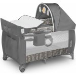 Lionelo Cestovní postýlka Sven Plus Grey Scandi – Zboží Dáma