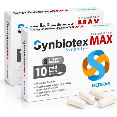 Medifar Synbiotex MAX 10 kapslí – Hledejceny.cz