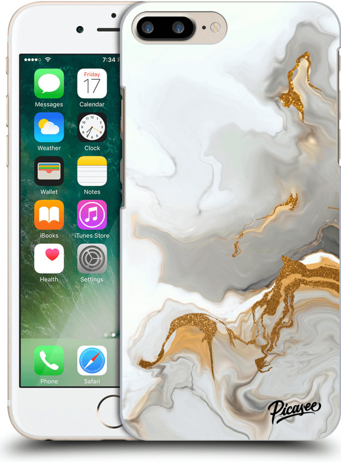Pouzdro Picasee silikonové Apple iPhone 8 Plus - Her čiré