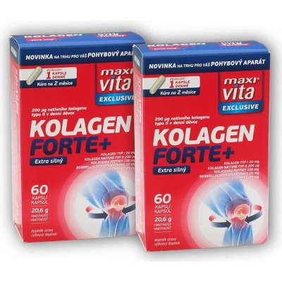 Maxivita Kolagen Forte + 2 x 60 kapslí – Hledejceny.cz