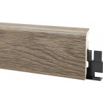 Arbiton Podlahová lišta dub tmavý VIGO 60 60x15 mm 2,2 m – Zboží Mobilmania