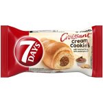 7 Days Croissant Cream & Cookies s lískooříškovým krémem s kousky sušenek 60 g – Zboží Mobilmania