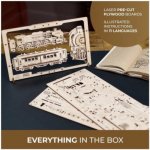 UGEARS 3D puzzle Parní Express 2,5D 79 ks – Hledejceny.cz
