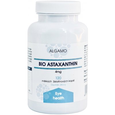 Algamo Astaxanthin Zrak prémiová řada 4 mg 120 kapslí – Hledejceny.cz