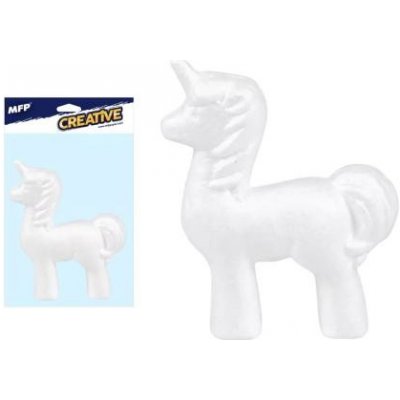 MFP Jednorožec polystyrenový 15,5 cm bílá 8882335 – Hledejceny.cz