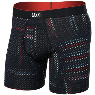 Saxx Multi-Sport Mesh Boxer Brief Fly optic grid-black – Zboží Mobilmania