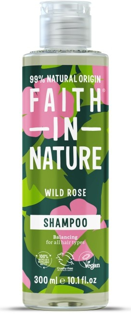 Faith in Nature přírodní šampon Divoká růže 300 ml