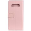 Pouzdro a kryt na mobilní telefon Pouzdro JustKing flipové z koženky Samsung Galaxy S10 - růžové