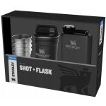 Stanley Dárkový set Adventure Series - Placatka 230 ml + 4 panáky black – Sleviste.cz