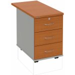 Hobis K 33 Z N 80 3 zásuvky napříč 80 cm třešeň šedá – Hledejceny.cz