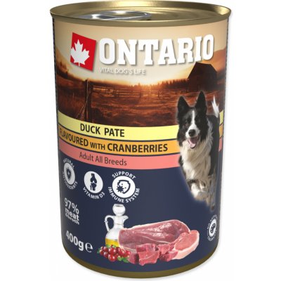 Ontario Duck Pate flavoured with Cranberries 0,8 kg – Zboží Mobilmania