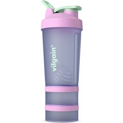 Vilgain Shaker Pro 2Go – Unicorn 450 ml + 150 ml + 100 ml – Zboží Mobilmania