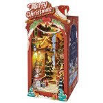 RoboTime 3D skládačka Zarážka na knihy Vánoční ulička – Zboží Mobilmania