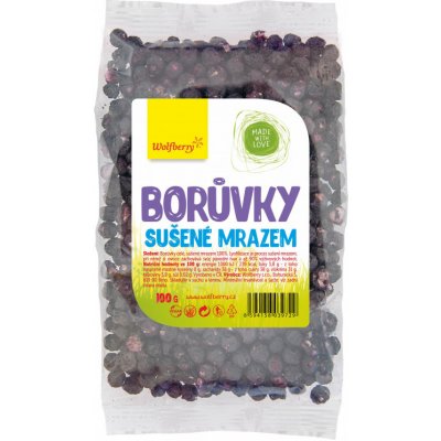 Wolfberry Borůvky lyofilizované 6 x 100 g – Zbozi.Blesk.cz