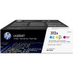 HP 312A originální tonerová kazeta azurová, purpurová, žlutá CF440AM – Zboží Živě