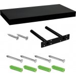 STILISTA Nástěnná police VOLATO tmavé dřevo 50 cm – Zboží Mobilmania