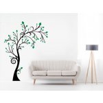 Nalepte.cz samolepka na zeď Barevný strom, rozměry 40 x 54 cm – Zboží Dáma