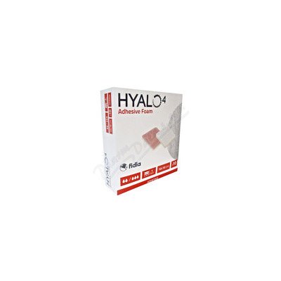 ADVANCED MEDICAL Hyalo4 Silic.Adhes.Non-Border Foam Dres.10x10 10 ks