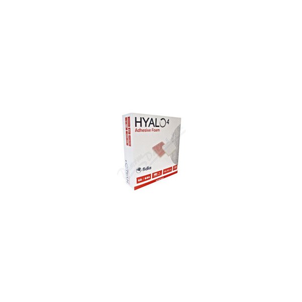 Obvazový materiál ADVANCED MEDICAL Hyalo4 Silic.Adhes.Non-Border Foam Dres.10x10 10 ks