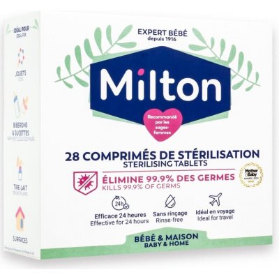 Sterilizační tablety MILTON (28 ks) – HobbyKompas.cz