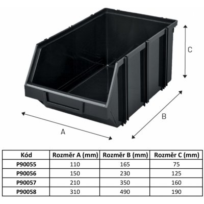 PATROL Krabička plastová 150x230x125mm – Zboží Mobilmania