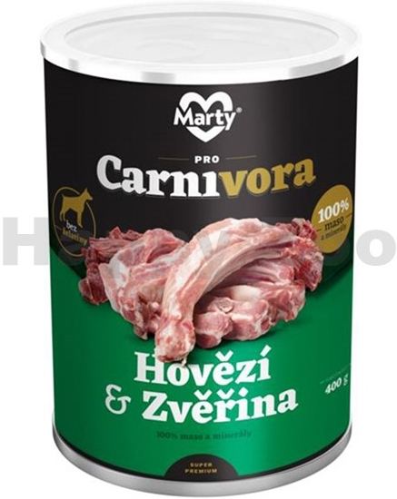 Marty ProCarnivora Adult zvěřina & hovězí 400 g