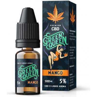 CBD liquid Green Queen Mango 10 ml 500 mg – Zbozi.Blesk.cz