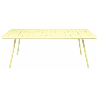 Fermob Luxembourg 207 x 100 cm kovový stůl Citronově žlutý – Hledejceny.cz