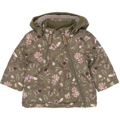 Mikk-line Dětská zimní bunda 1670 zelená Burnt Olive – Zboží Dáma